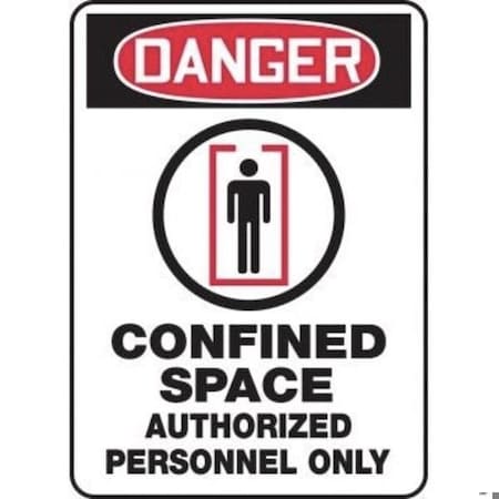 Accuform OSHA DANGER SAFETY SIGN CONFINED MCSP116XL MCSP116XL